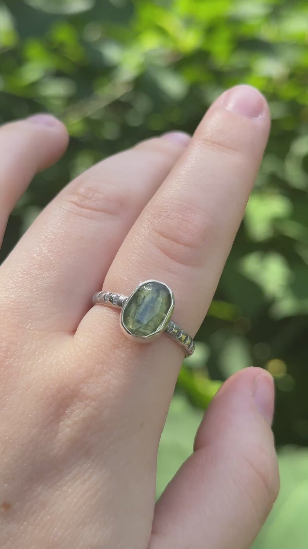 River Kyanite Ring