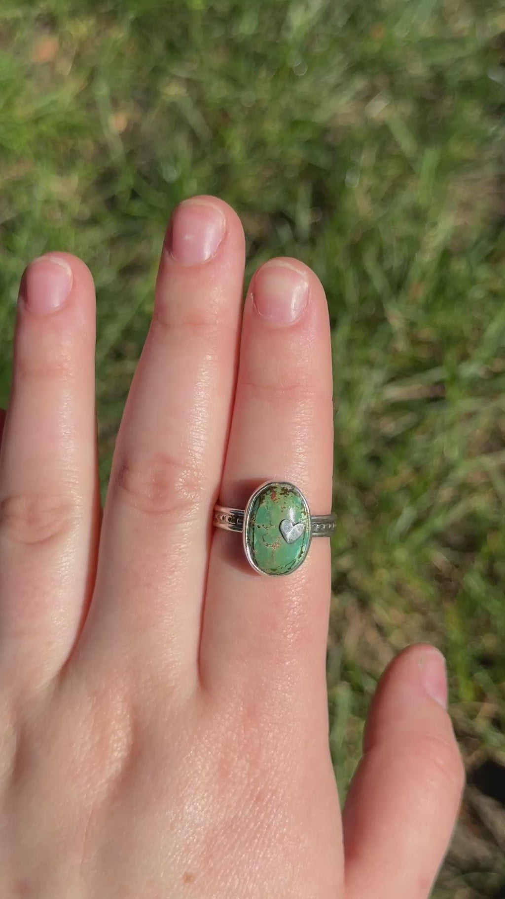 <3 Turquoise Ring