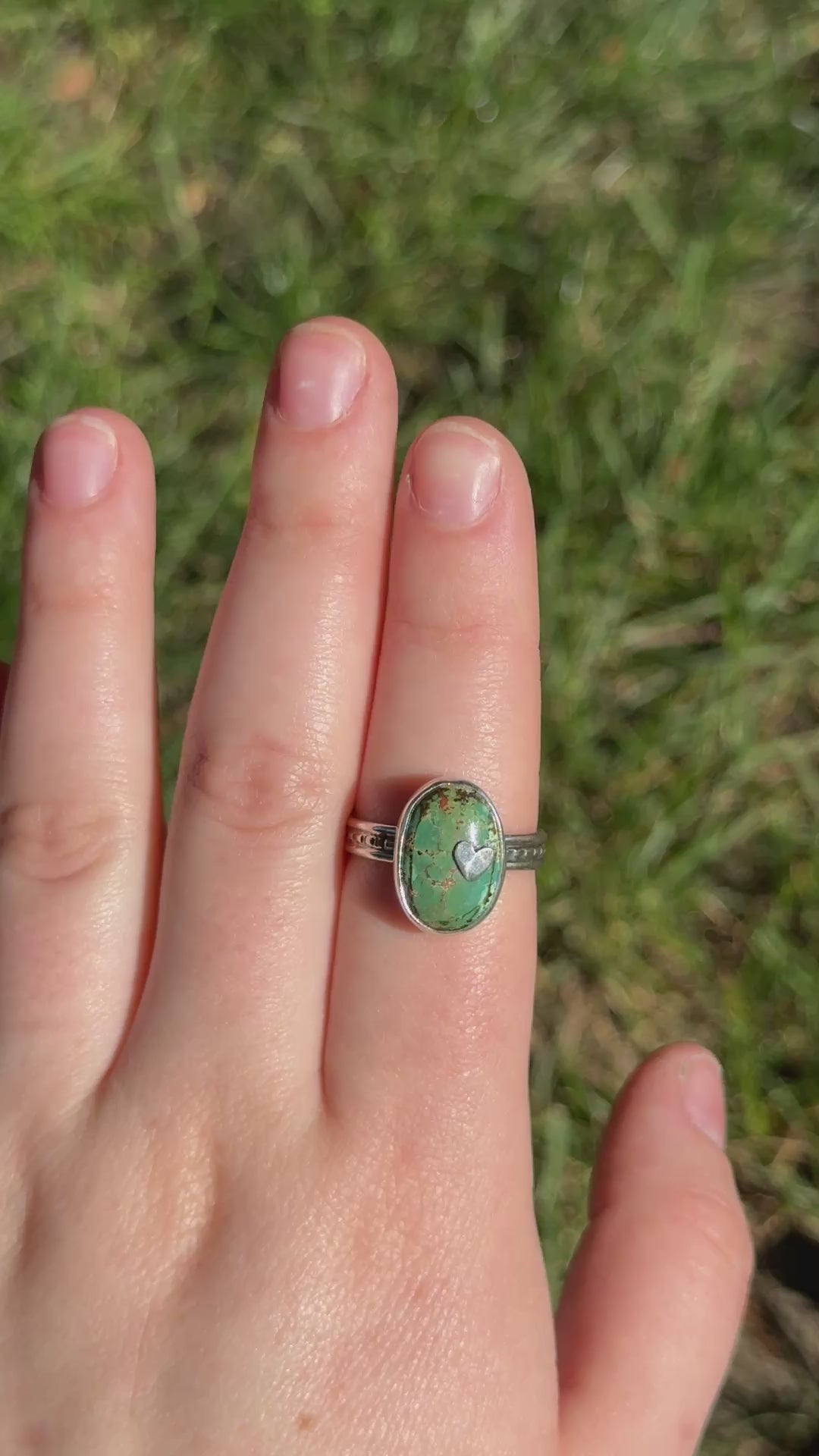 <3 Turquoise Ring